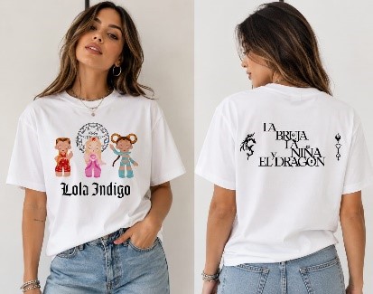 CAMISETA LOLA INDIGO