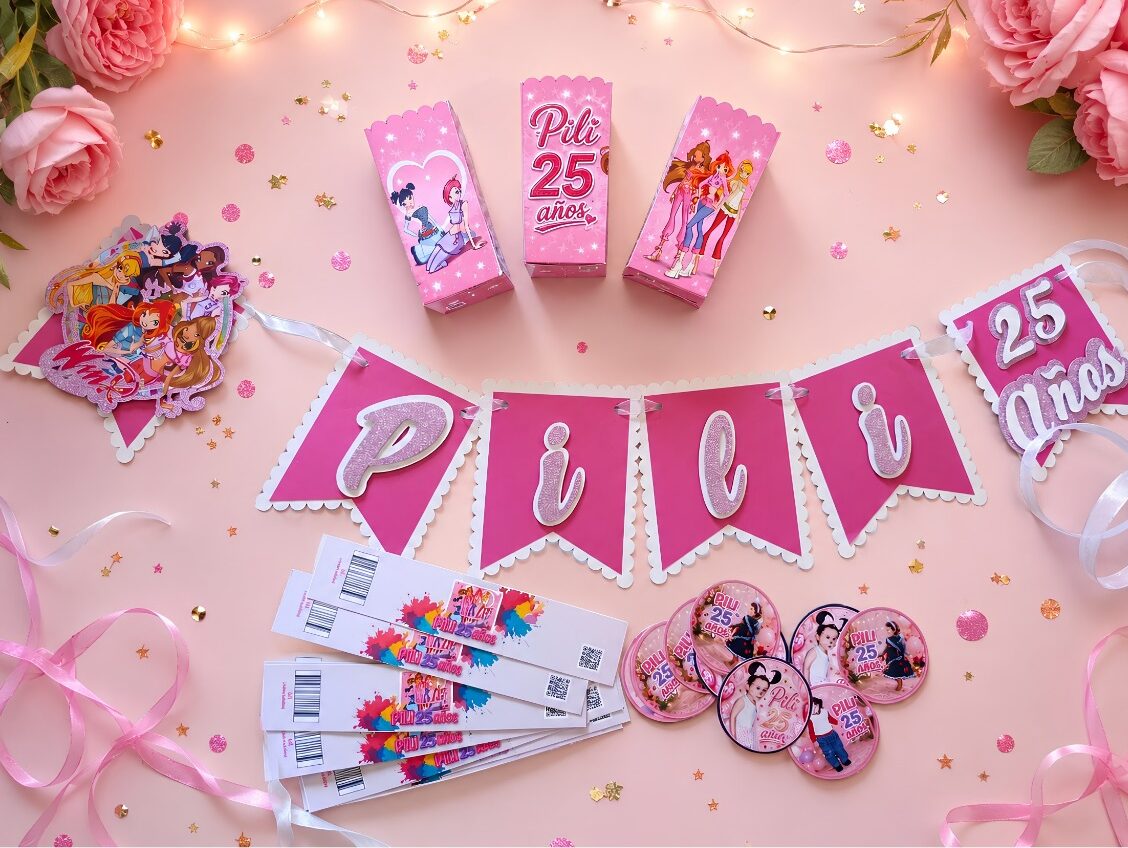 Kit personalizado para mesa dulce