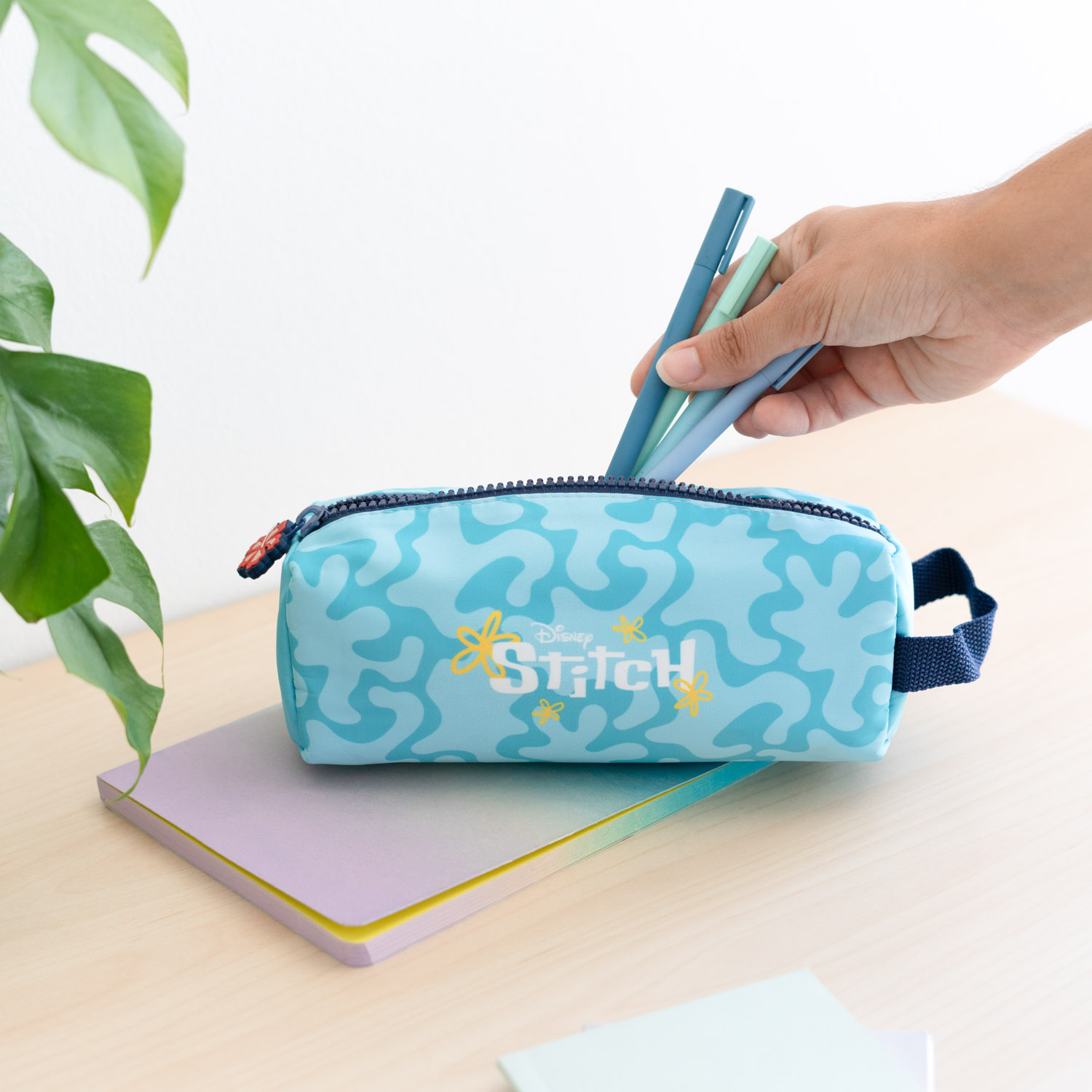 ESTUCHE RECTANGULAR DISNEY STITCH TROPICAL