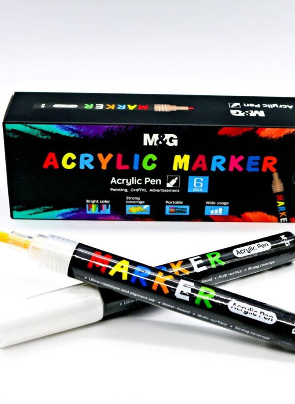 SET ROTULADORES PINTURA ACRILICA BLANCO 1 S100