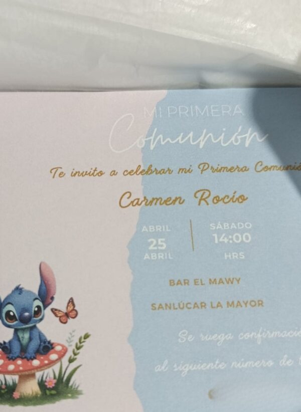 Invitaciones de comunión