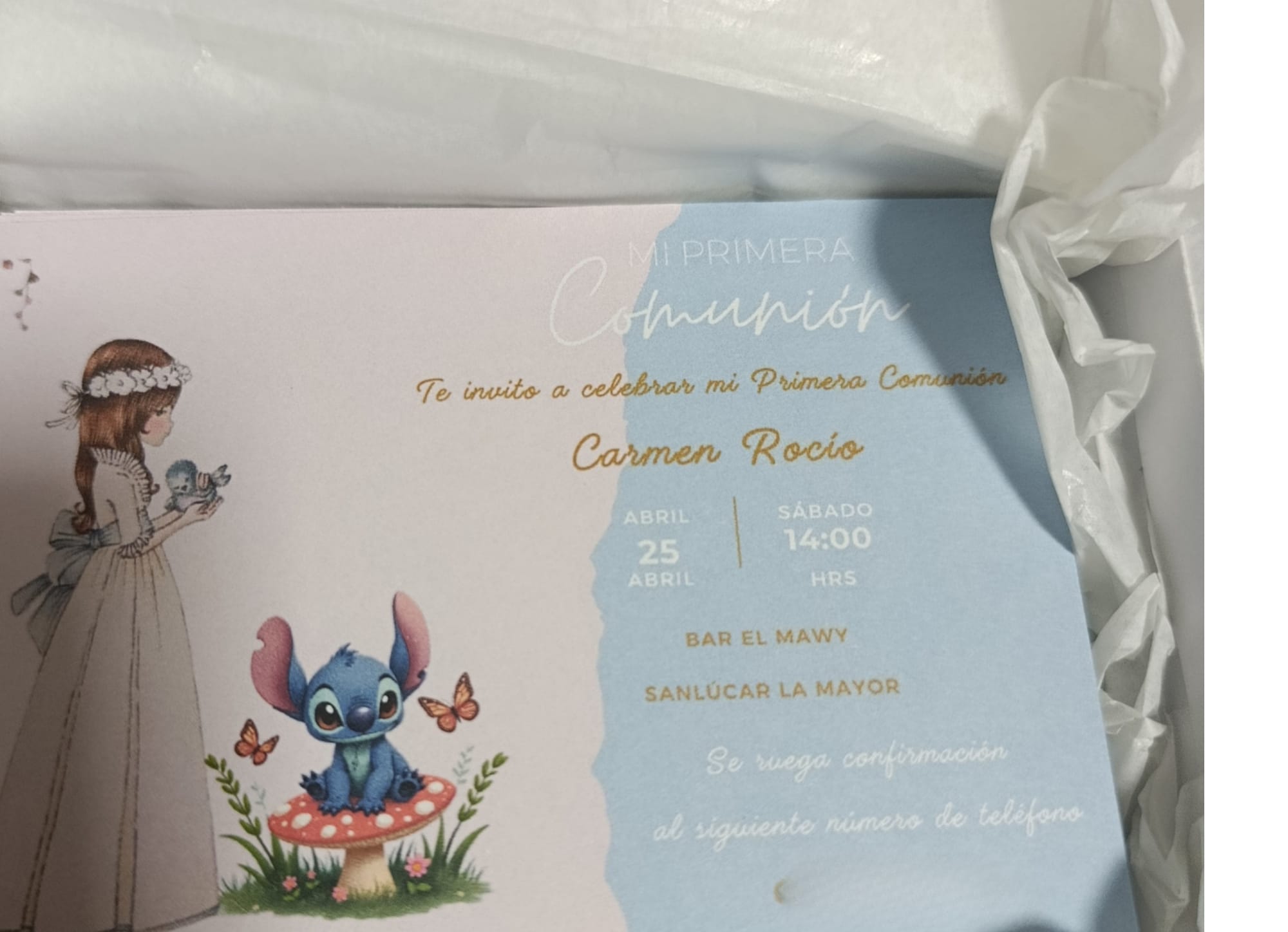 Invitaciones de comunión
